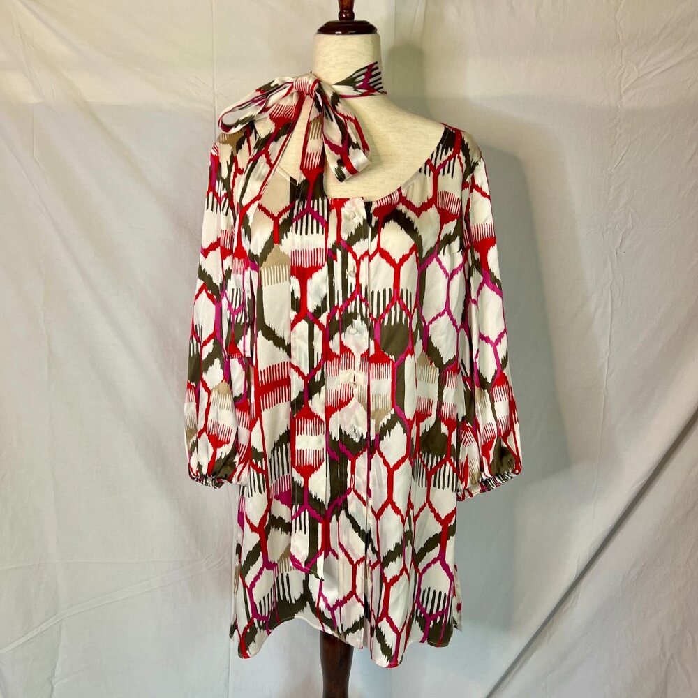Escada 100% Silk Mini Dress - Picture 2 of 7